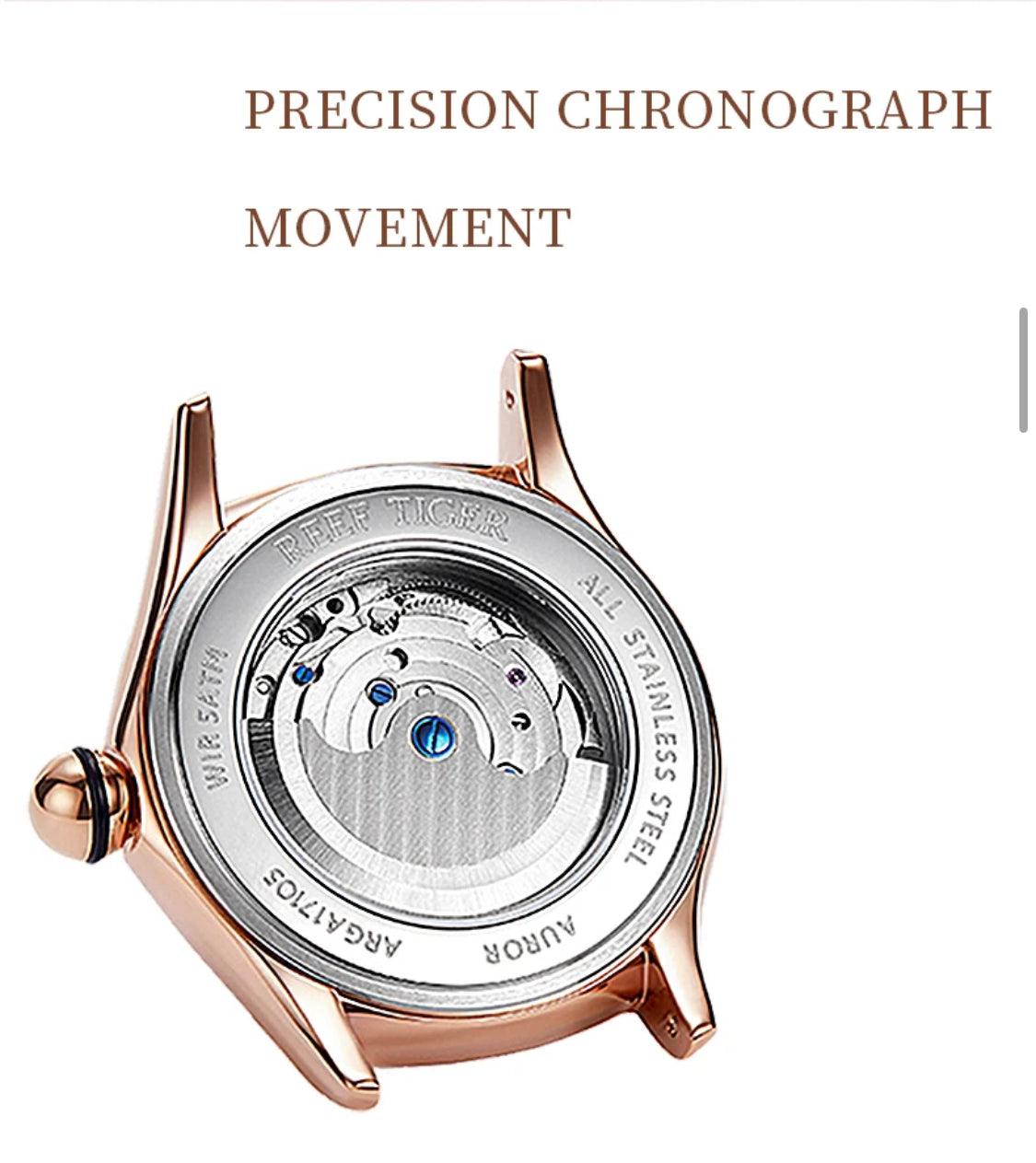 Women luxury fashion watch diamond automatic tourbillon - ARI