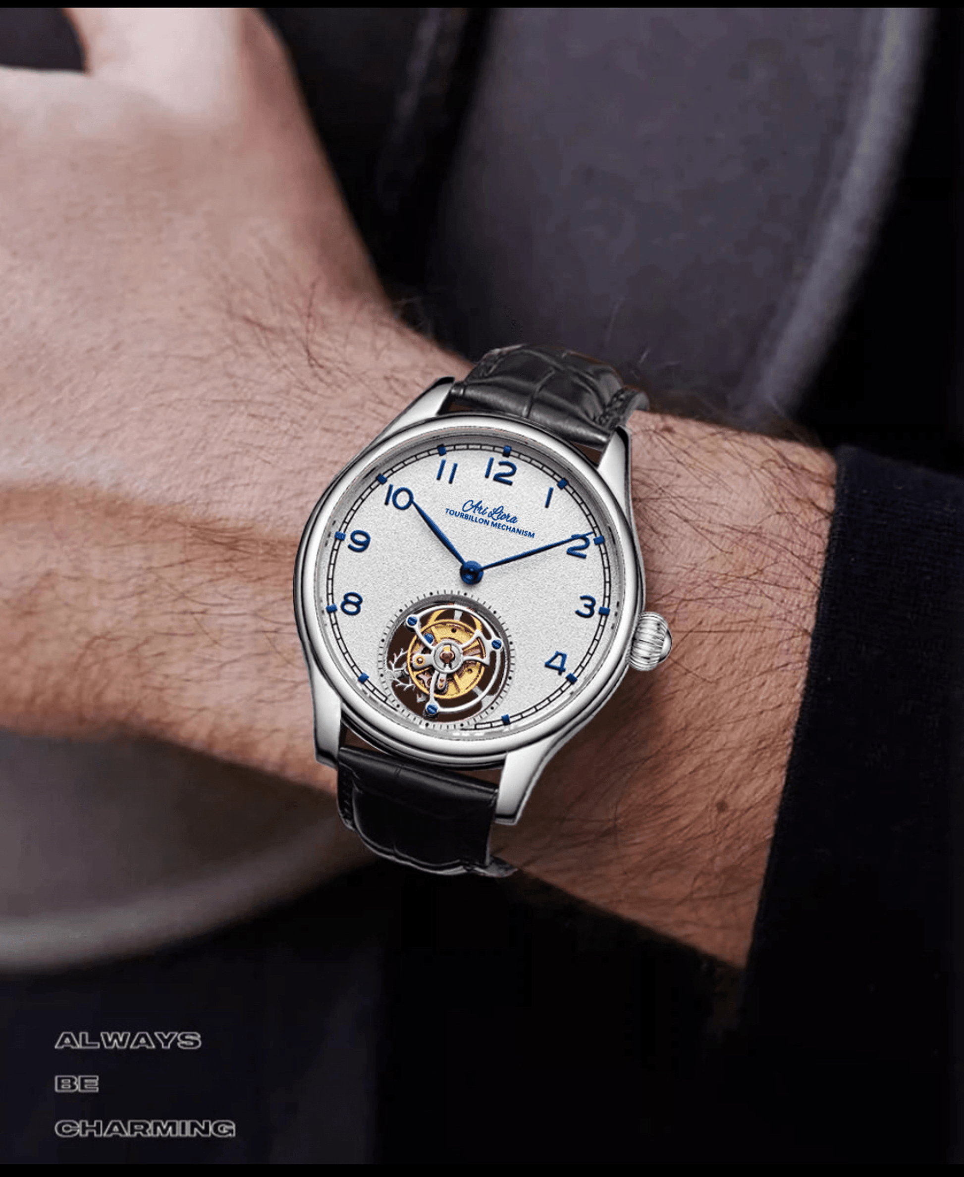 ARI LIORA,Luxury tourbillon movement timepiece mechanical watch - ARI