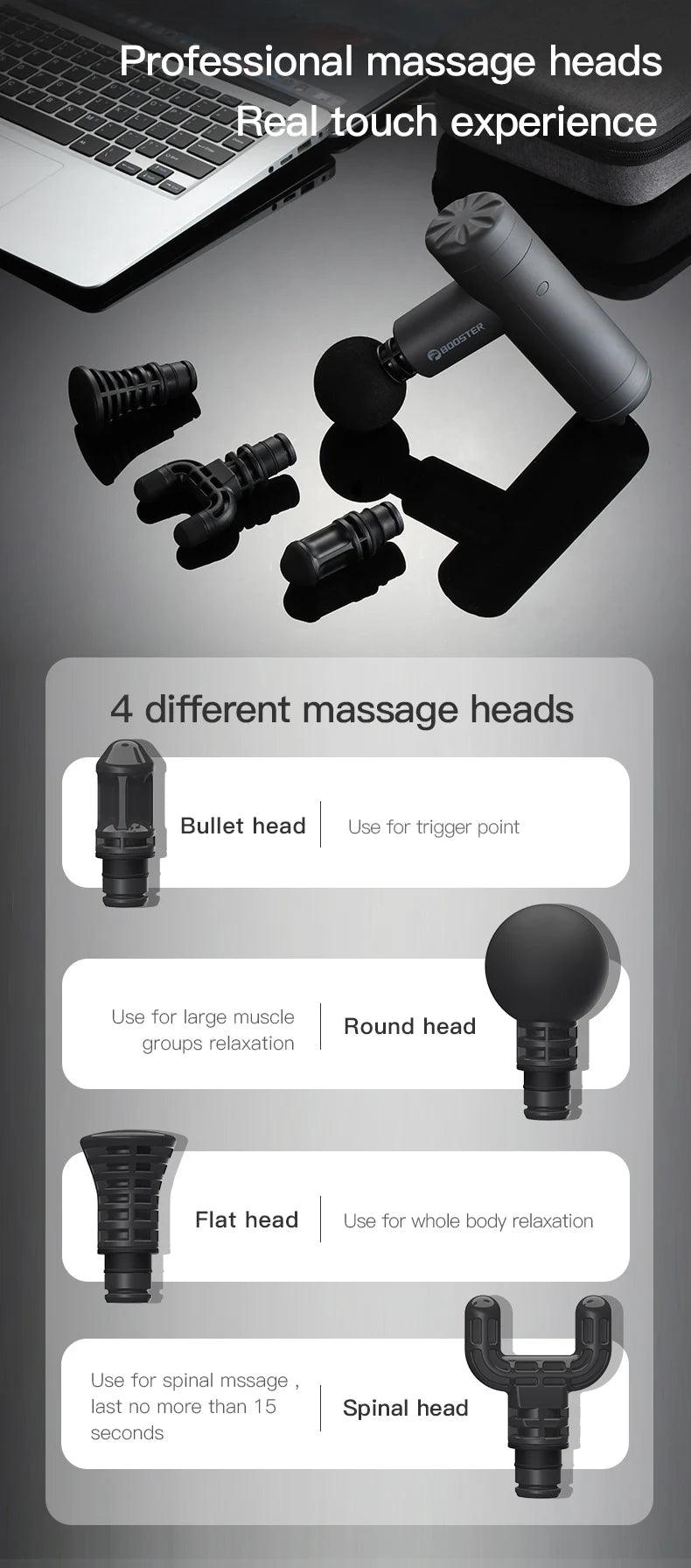 booster mini x massage gun - portable percussion massager - ARI