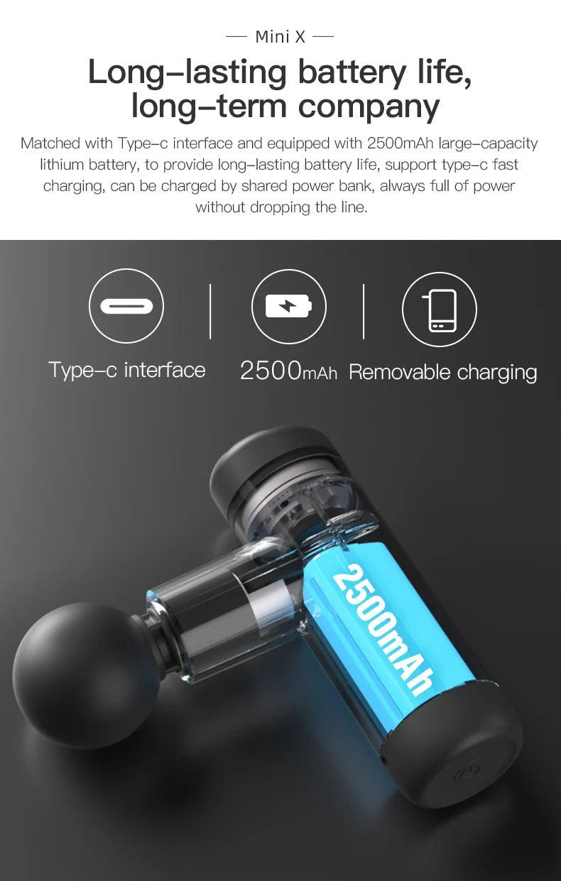 booster mini x massage gun - portable percussion massager - ARI