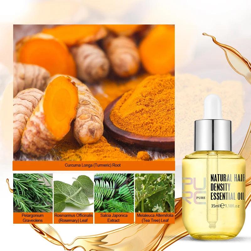 Purc hair density growth products prevent hair loss oil for Men Women - ARI