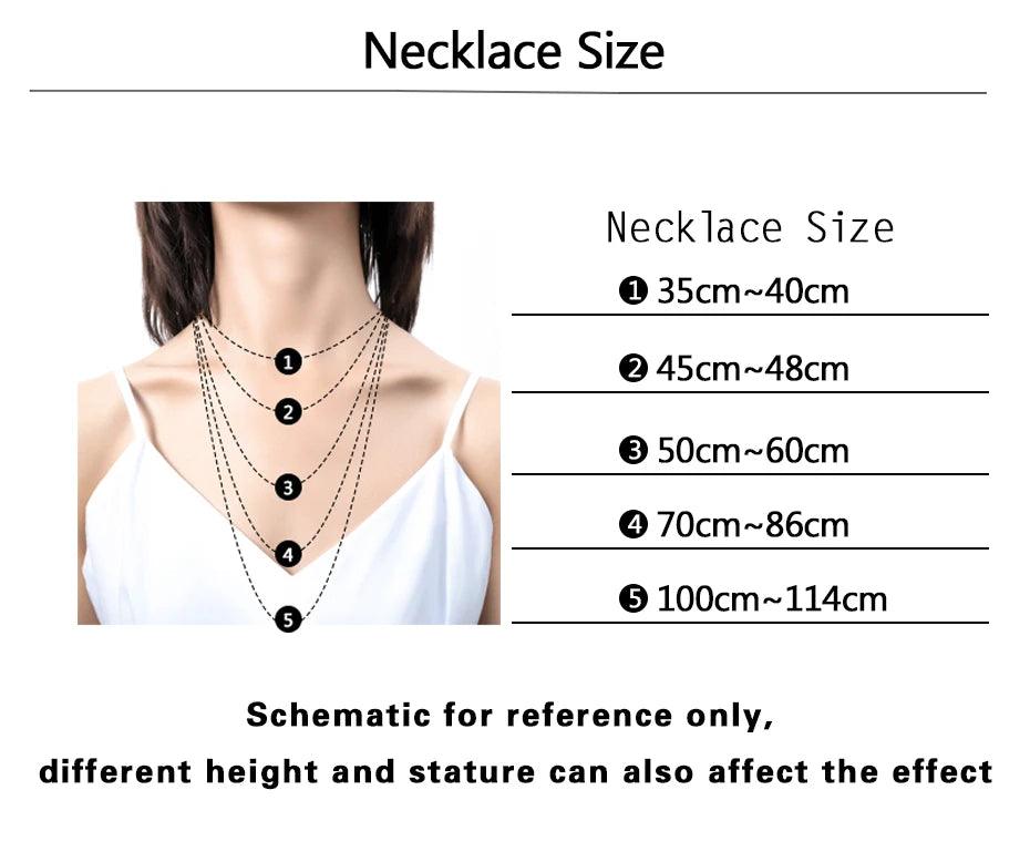 thick bead chain custom name necklace personalized for women men party gifts - ARI