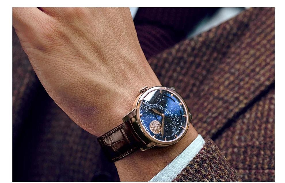 AGELOCER Original Astronomer luxury automatic moon phase watch - ARI