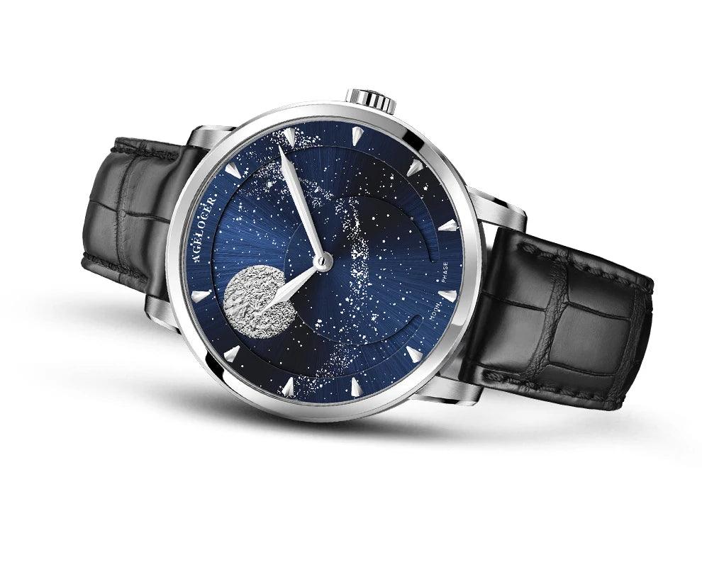 AGELOCER Original Astronomer luxury automatic moon phase watch - ARI