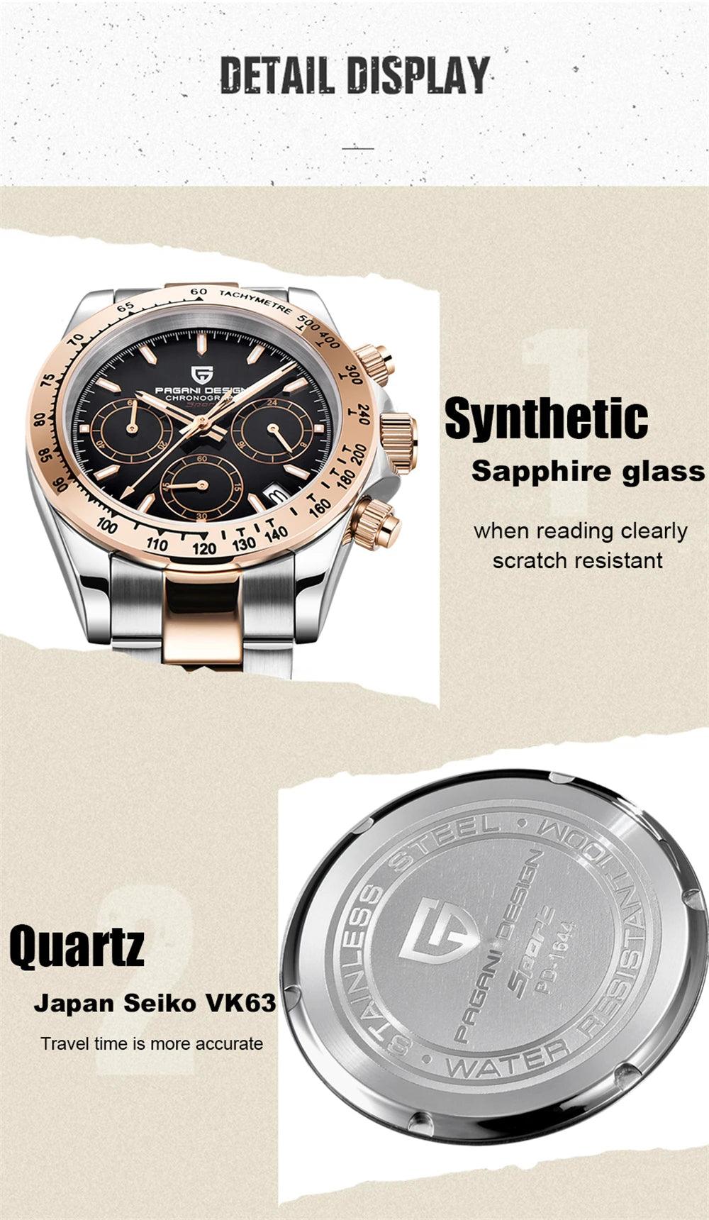 Pagani design top brand men watches chronograph luxury classic - ARI