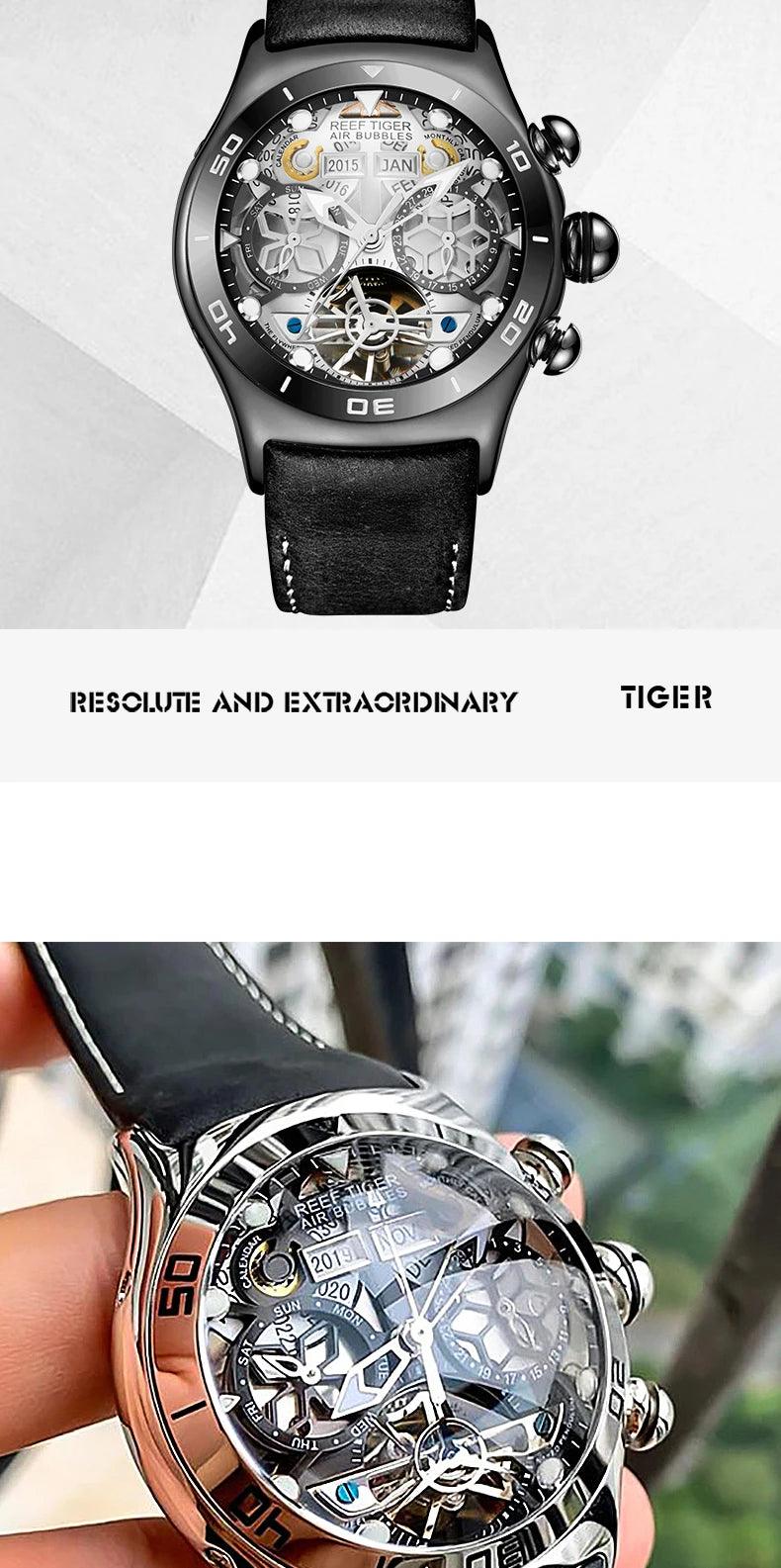 Reef Tiger tourbillon automatic watch - ARI