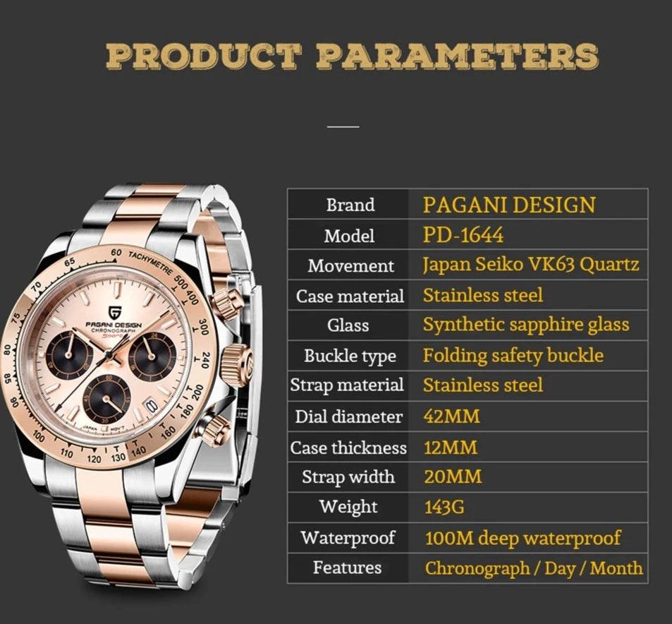 Pagani design top brand men watches chronograph luxury classic - ARI