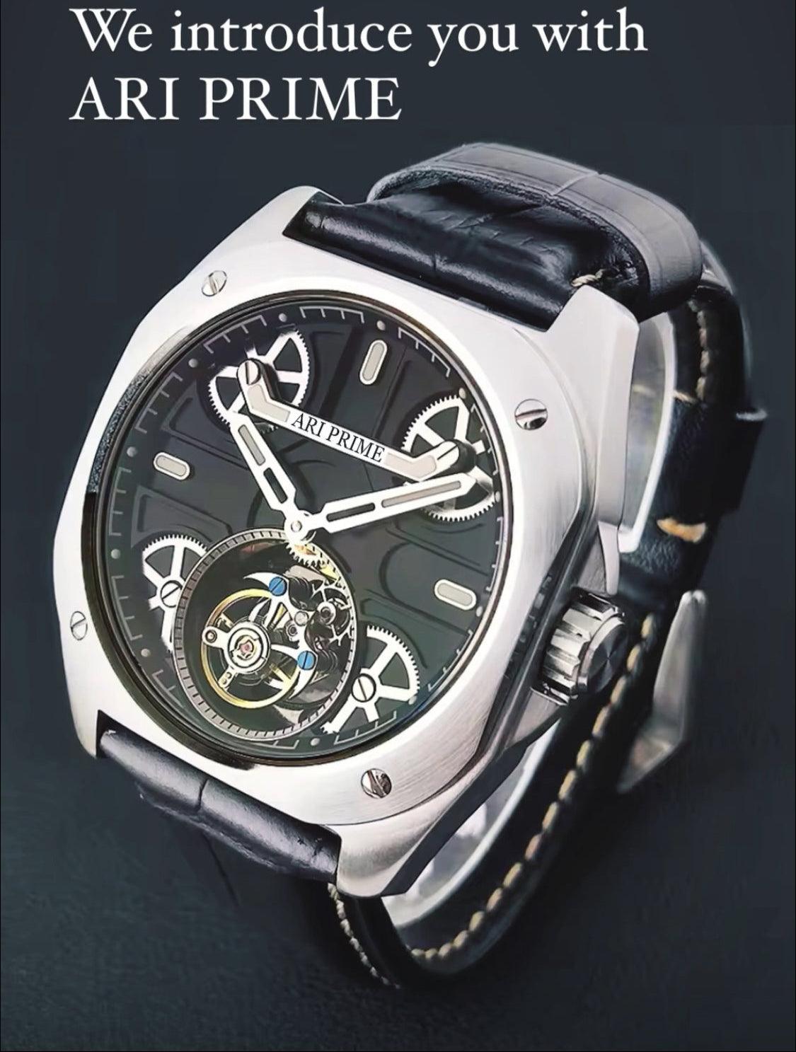 ARI PRIME Tourbillon watch mechanical movement Stainless steel - ARI