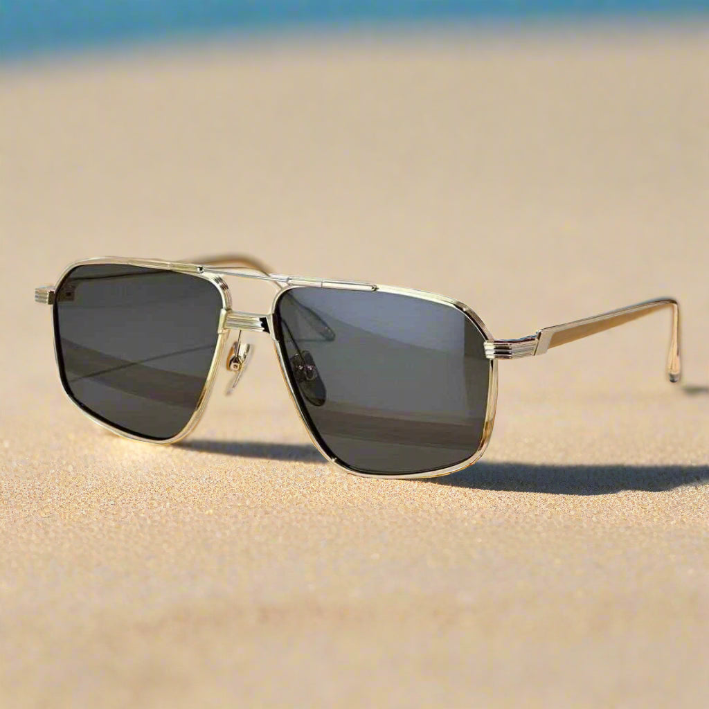 JMM sunglasses JAGGER ultralight titanium square style