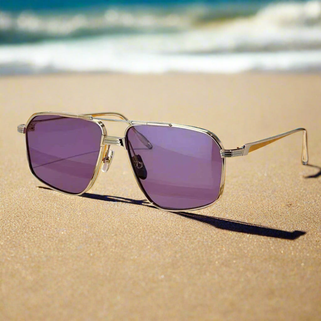 JMM sunglasses JAGGER ultralight titanium square style