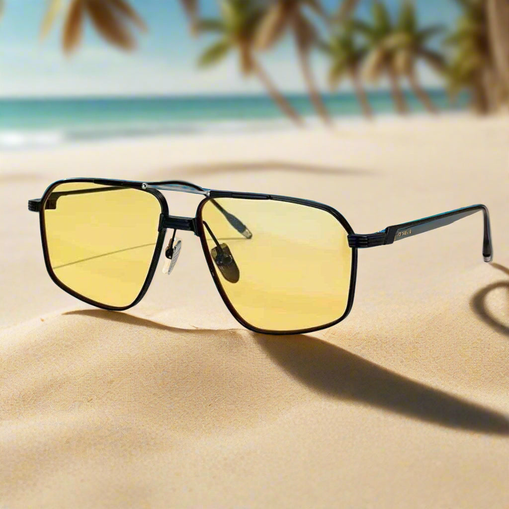 JMM sunglasses JAGGER ultralight titanium square style