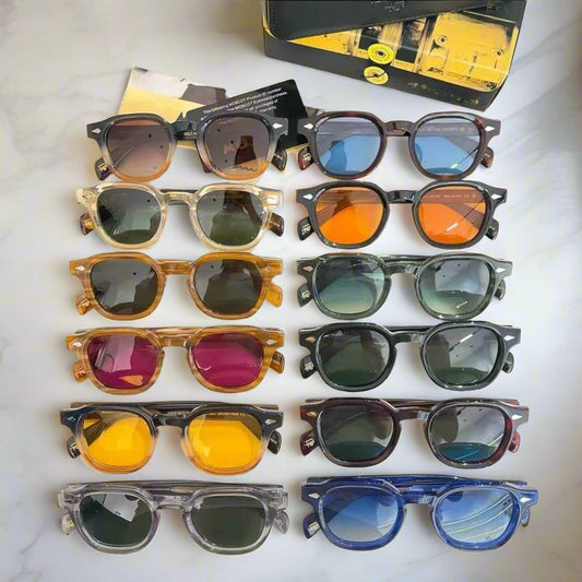 Moscot Dolt premium polarized sunglasses with luxury retro design