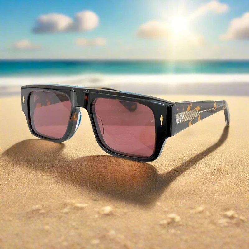 Limited JMM DEVOTO brand design square acetate - ARI