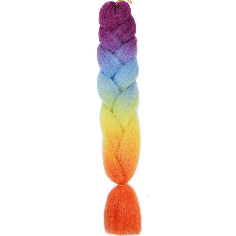 24 inch braids extensions braiding hair color hair for children braid - ARI