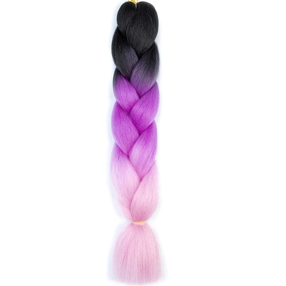 24 inch braids extensions braiding hair color hair for children braid - ARI
