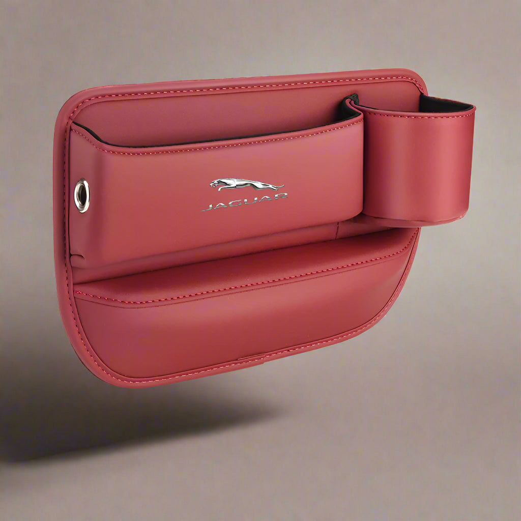 Leather car seat gap multifunction storage box cup holder