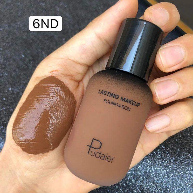 face liquid foundation full concealer makeup waterproof base brighten whitening cover dark circle - ARI