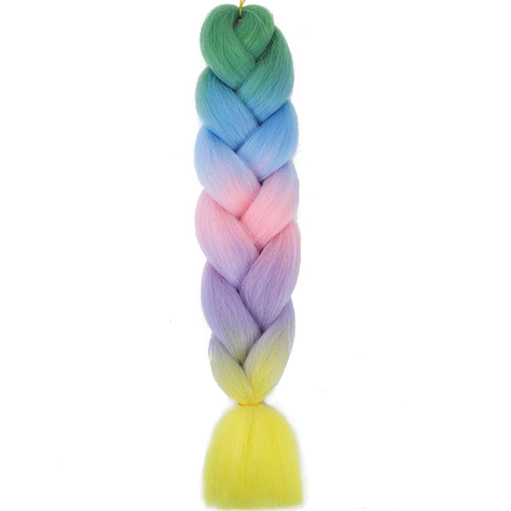 24 inch braids extensions braiding hair color hair for children braid - ARI