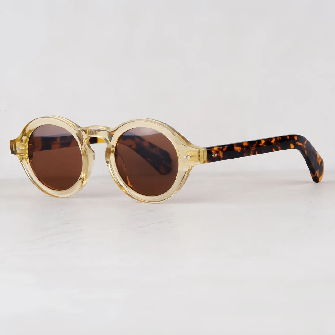 Mascot 1918 Solid thick  Round Style sunglasses