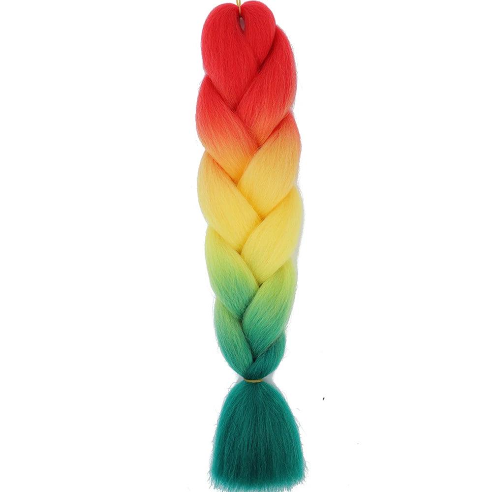 24 inch braids extensions braiding hair color hair for children braid - ARI