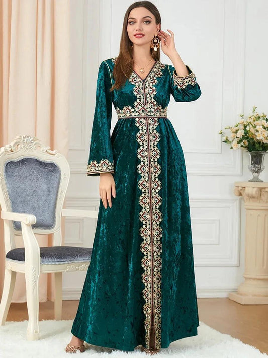 Elegant Dubai-inspired dress for muslim women – Modest & stylish middle eastern fashion - ARI
