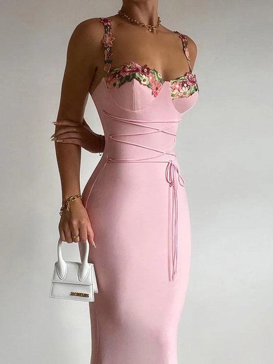 Sleeveless backless long dresses outfits for women - ARI