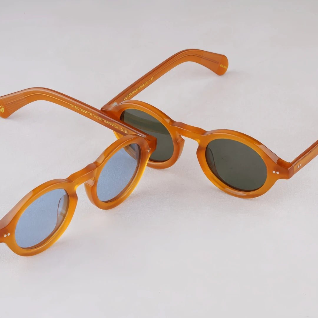 Mascot 1918 Solid thick  Round Style sunglasses