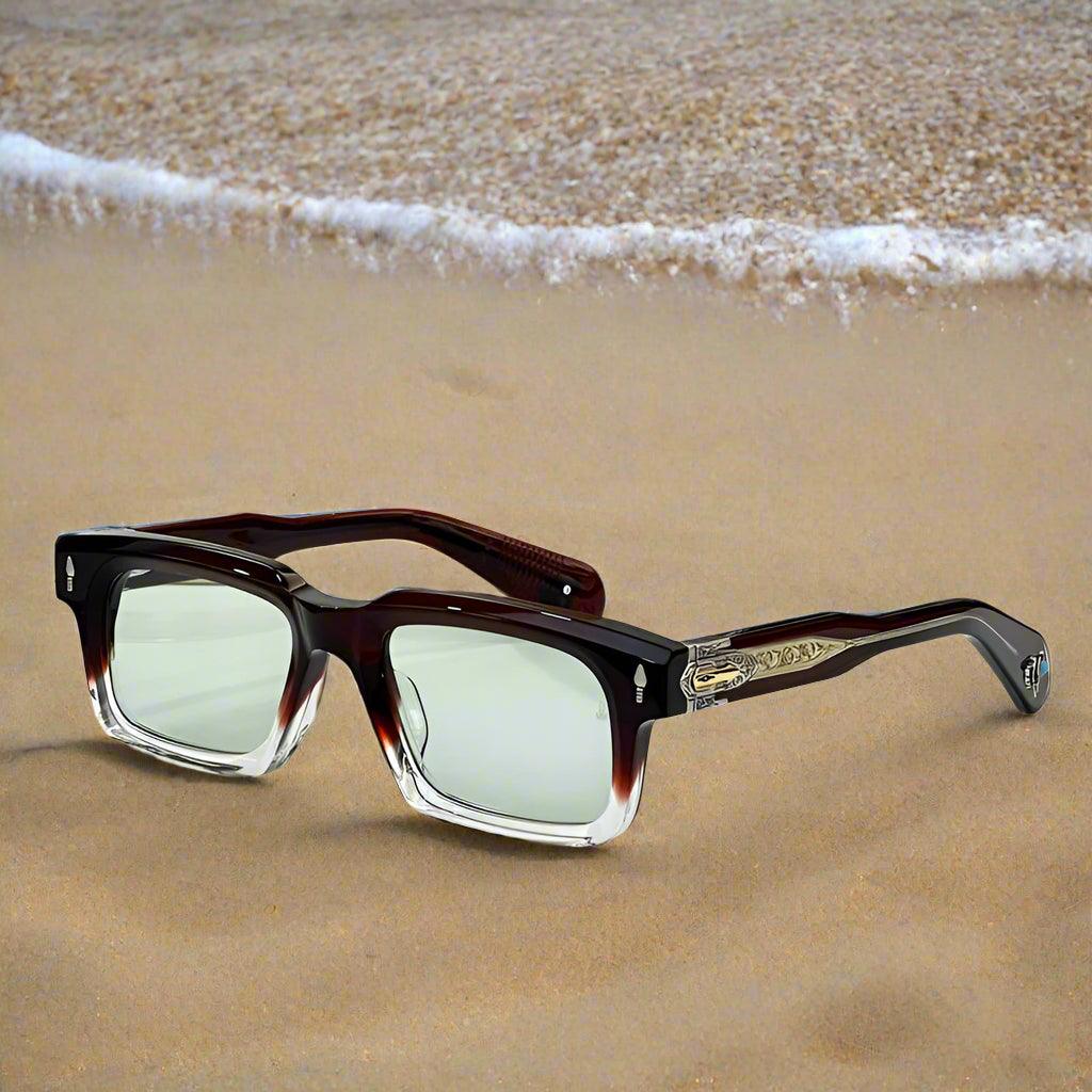 JACQUE MARIE MAGE,Belvedere Sunglasses fashion handmade Punk Acetate - ARI
