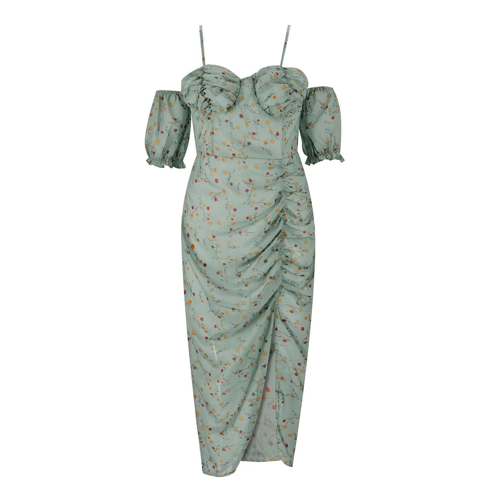 Women dresses sleeve Irregular dresses high dress for women party - ARI