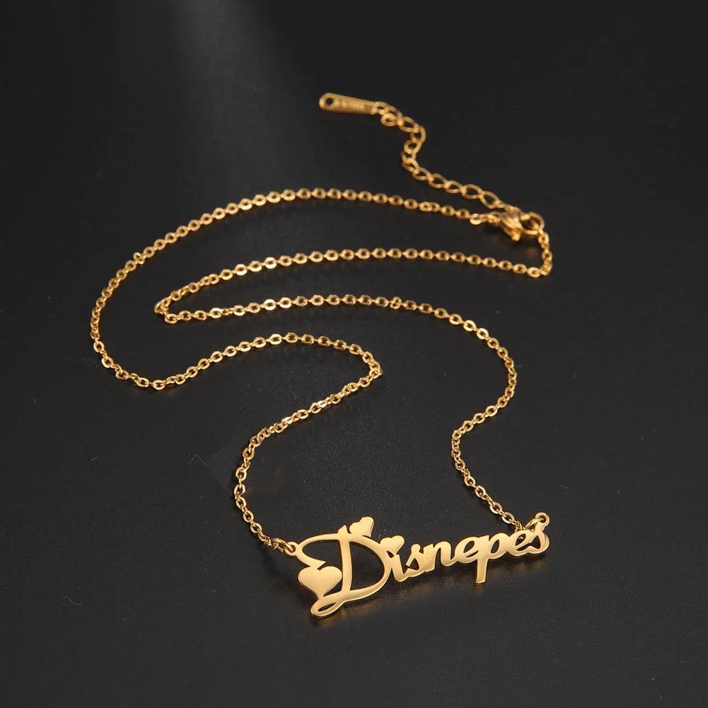 your name on Necklace Stainless Steel Jewelry - ARI