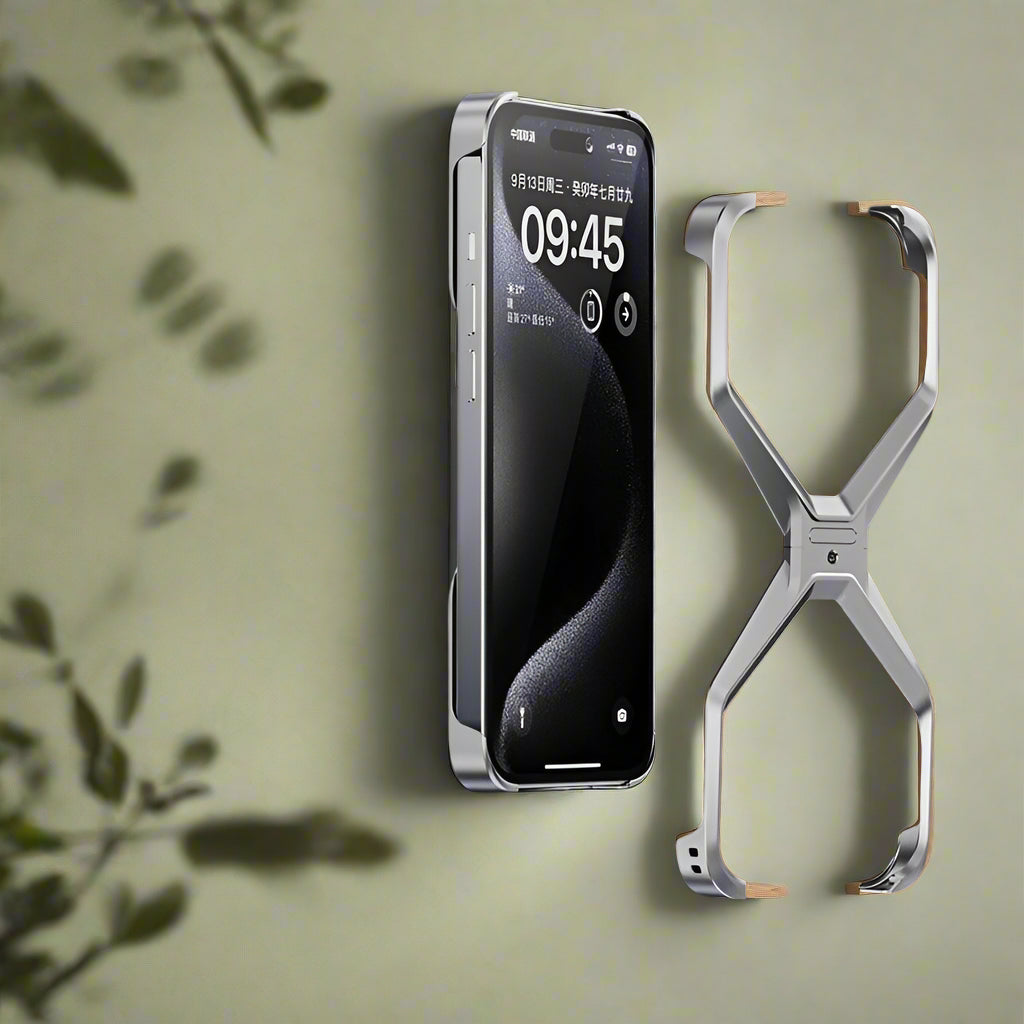 Phone case for iphone metal x type removable heat dissipation armor cover - ARI