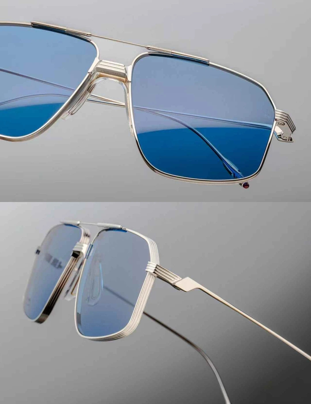 JMM sunglasses JAGGER ultralight titanium square style