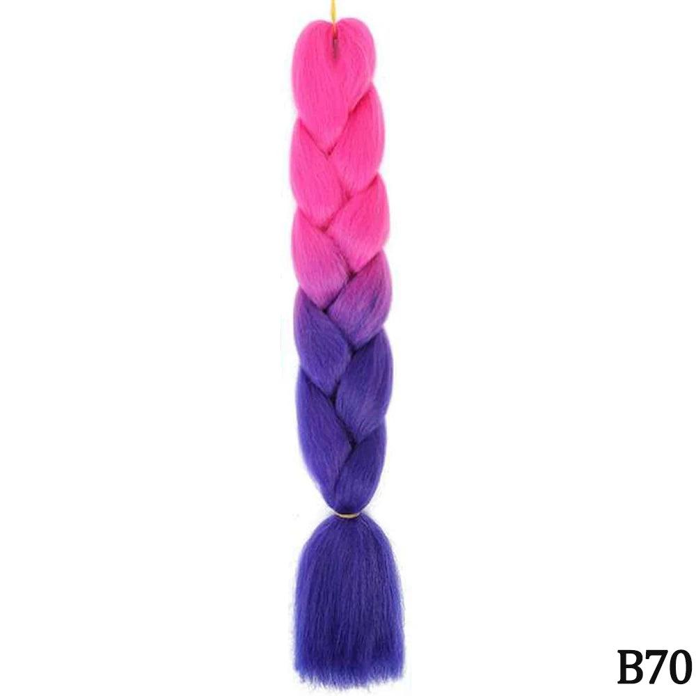 24 inch braids extensions braiding hair color hair for children braid - ARI