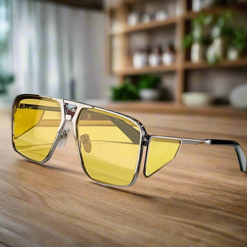 JACQUE MARIE MAGE,Assen alloy handmade sunglasses classical vintage - ARI