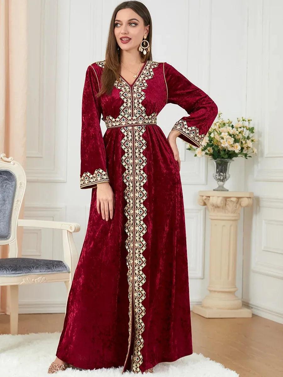Elegant Dubai-inspired dress for muslim women – Modest & stylish middle eastern fashion - ARI