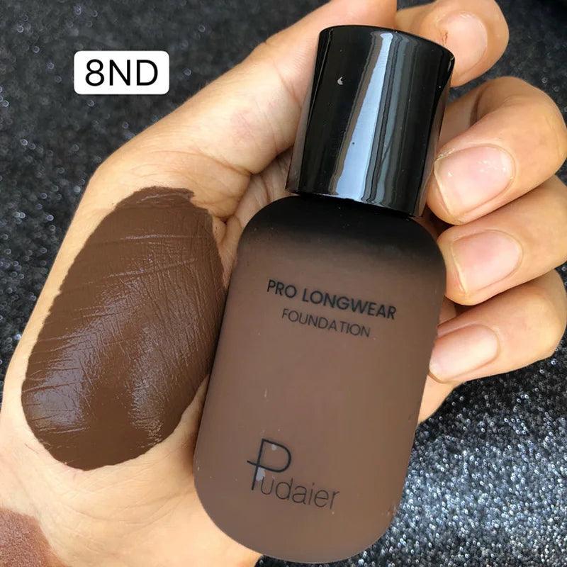 face liquid foundation full concealer makeup waterproof base brighten whitening cover dark circle - ARI