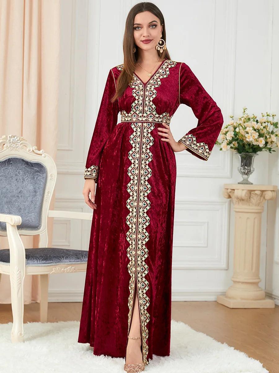 Elegant Dubai-inspired dress for muslim women – Modest & stylish middle eastern fashion - ARI