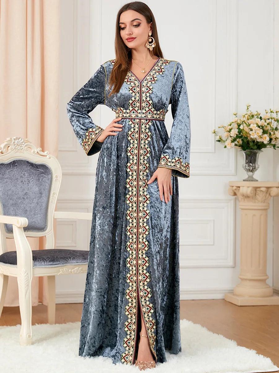 Elegant Dubai-inspired dress for muslim women – Modest & stylish middle eastern fashion - ARI