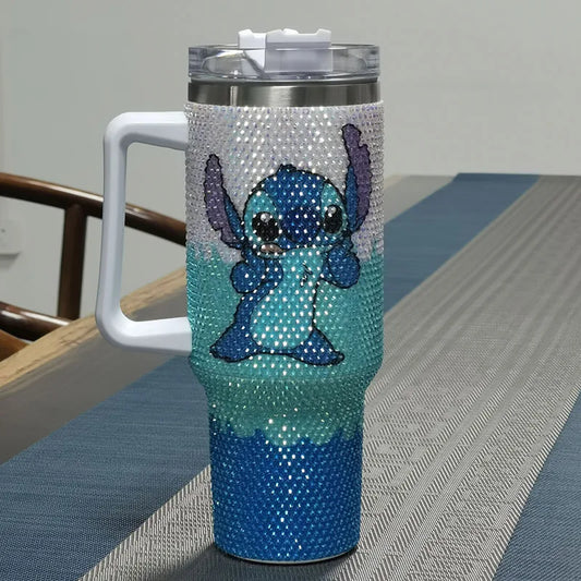Disney cartoon mug stainless steel for school kids