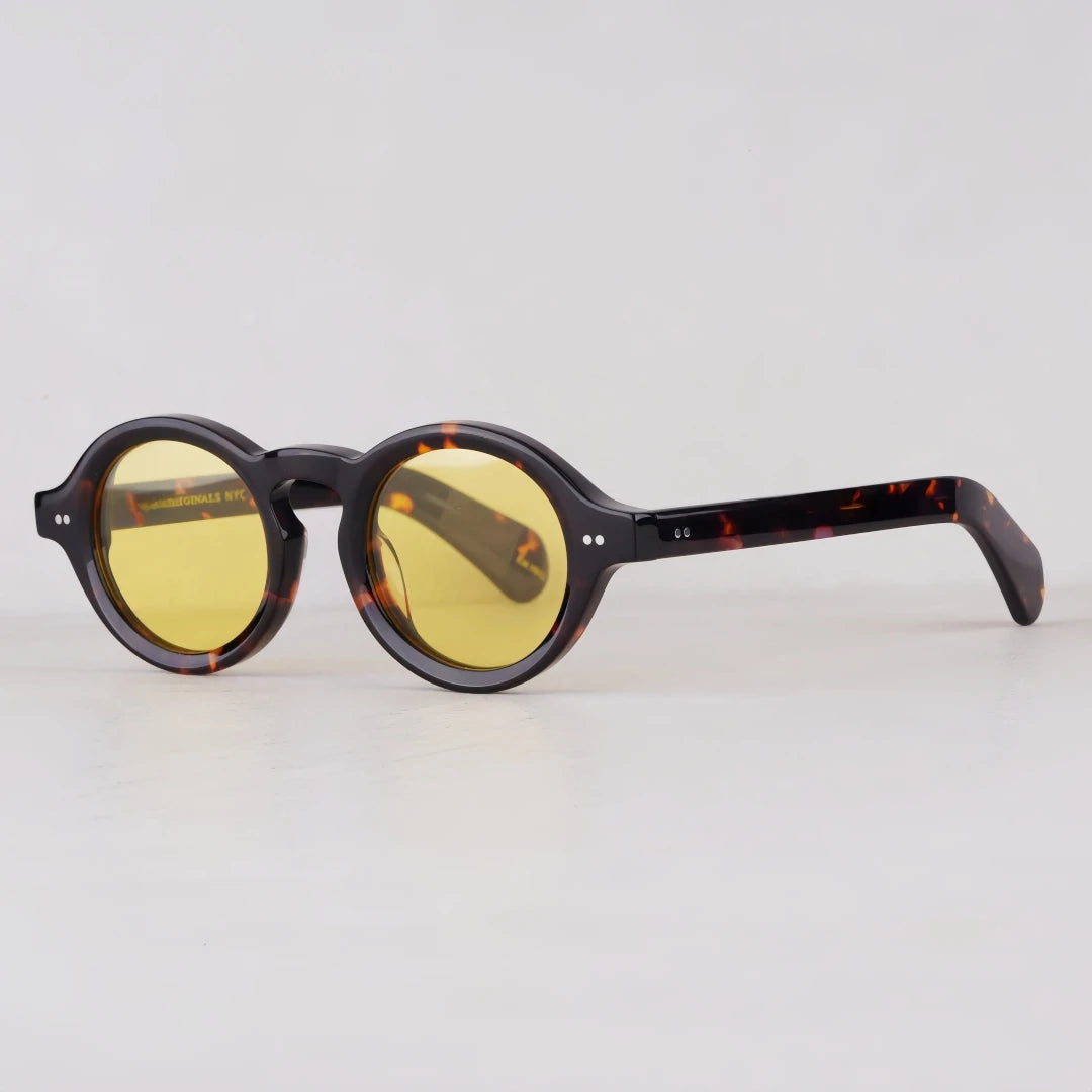 Mascot 1918 Solid thick  Round Style sunglasses