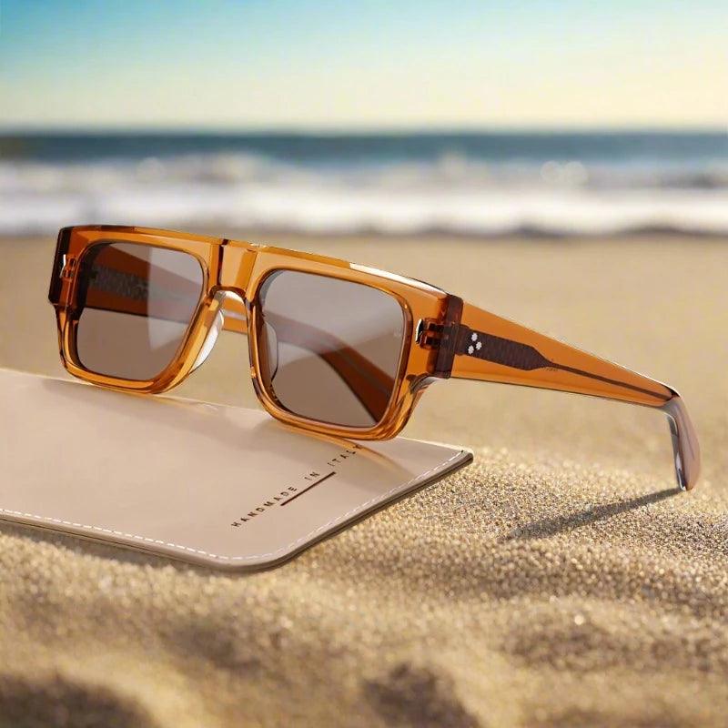 Limited JMM DEVOTO brand design square acetate - ARI