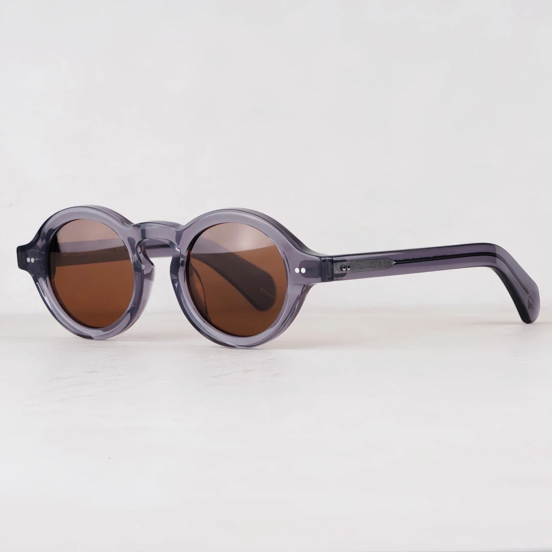 Mascot 1918 Solid thick  Round Style sunglasses
