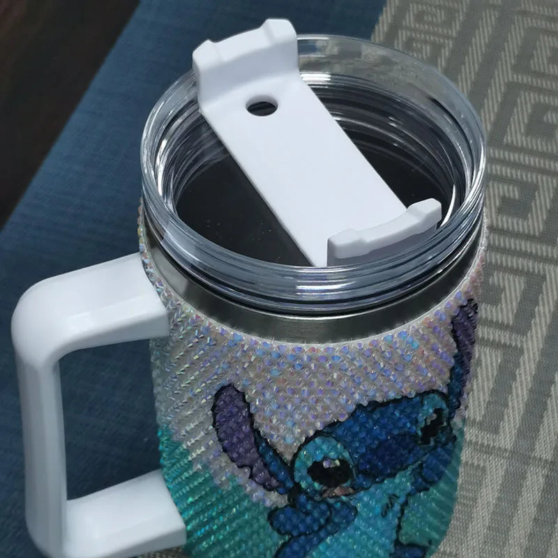 Disney cartoon mug stainless steel for school kids