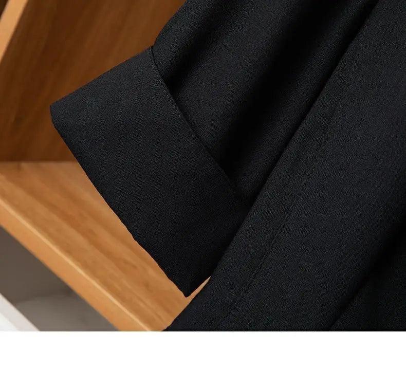 collar single button short sleeve women's jacket new fashion suit blazer short jackets coat - ARI