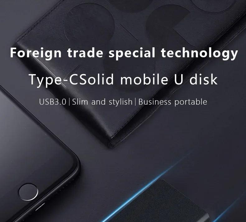 64 TB external hard drive high speed mini portable external ssd for laptops desktop phones - ARI