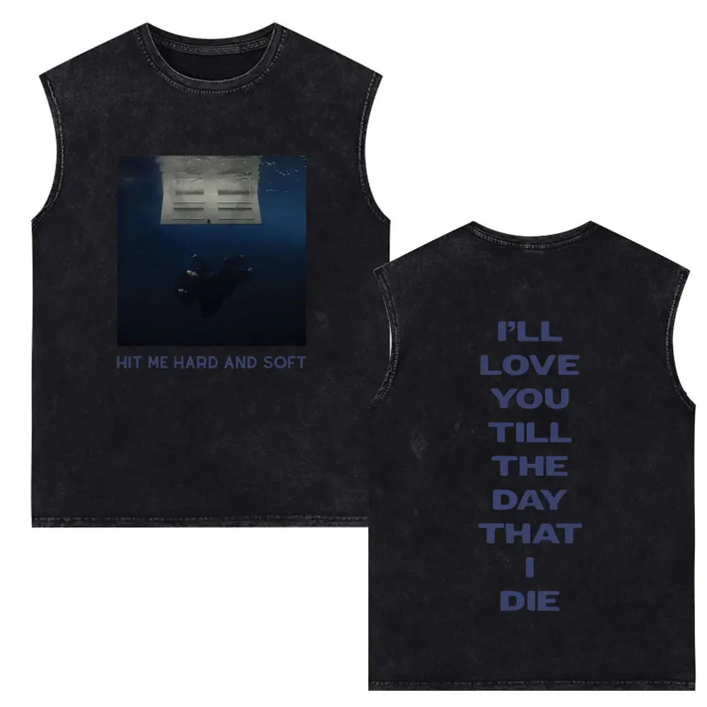 Billie eilish Hit me hard and soft vest top oversized sleeveless