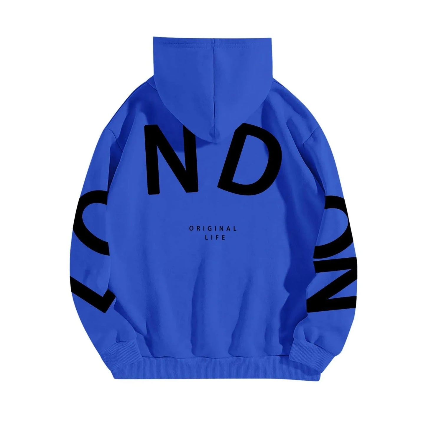 Women outfit sweatsuit letter long sleeved casual hoodie