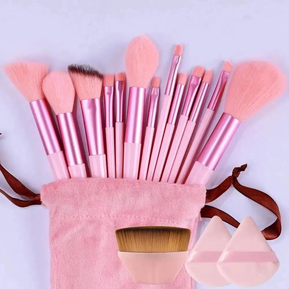 makeup brush set soft fluffy professional cosmetic tool - ARI