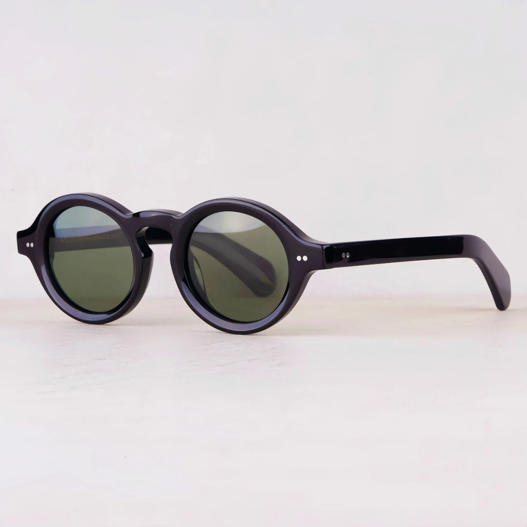 Mascot 1918 Solid thick  Round Style sunglasses