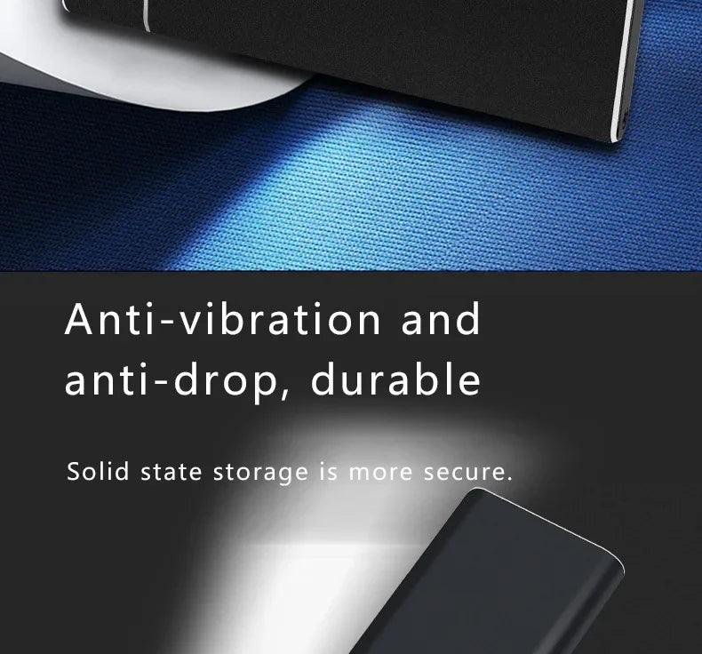 64 TB external hard drive high speed mini portable external ssd for laptops desktop phones - ARI